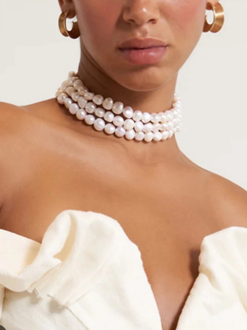 cult gaia Nora pearl necklace